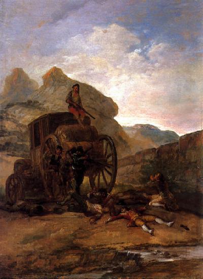 Francisco de Goya Asalto de ladrones